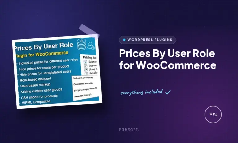 prices by user role for woocommerce