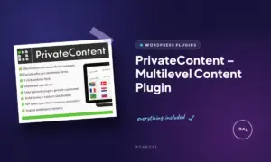 privatecontent multilevel content plugin