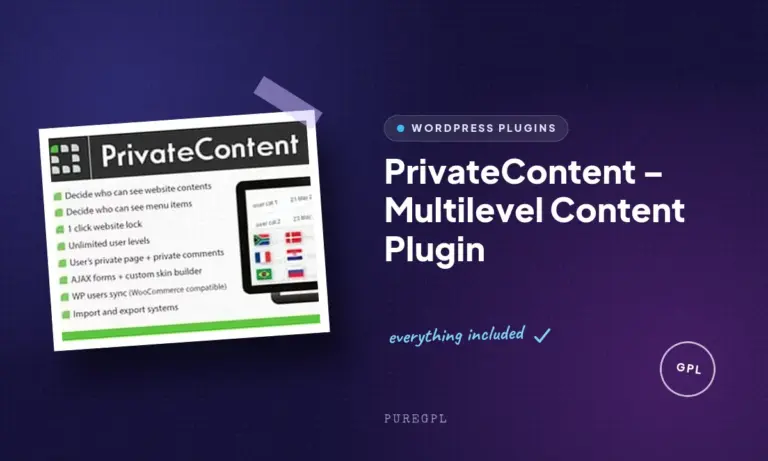 privatecontent multilevel content plugin