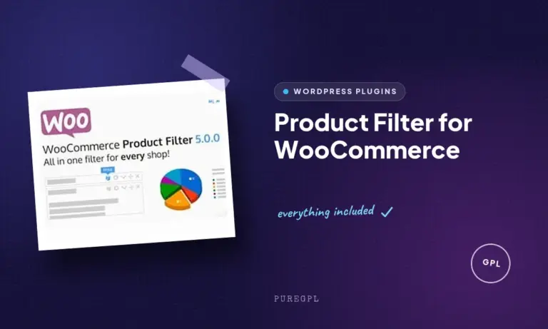 product filter for woocommerce