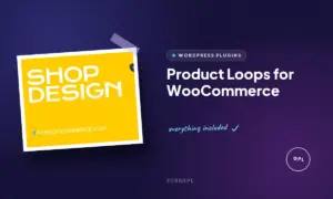 product loops for woocommerce