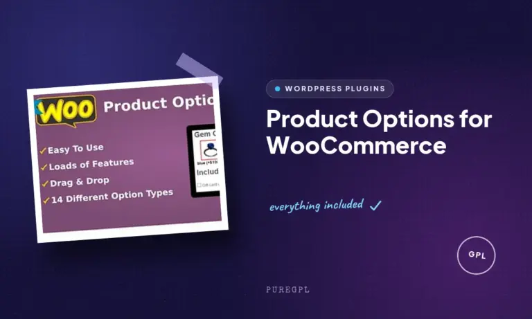 product options for woocommerce