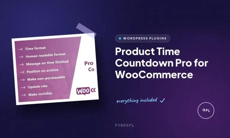 product time countdown pro for woocommerce