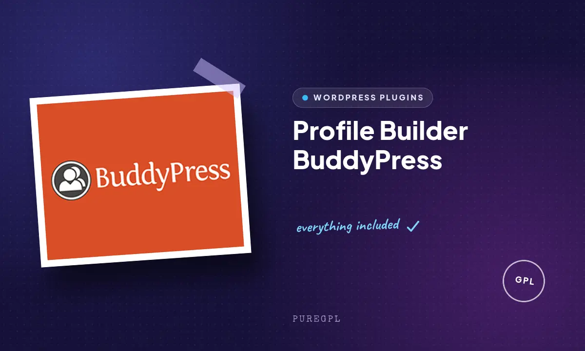 Profile builder | BuddyPress