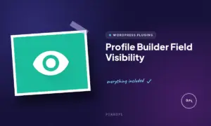 profile builder field visibility
