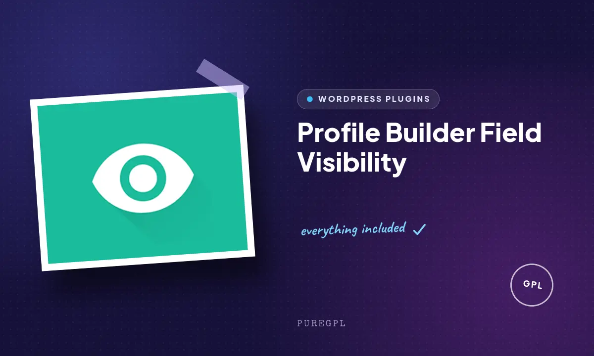 Profile builder | Field Visibility