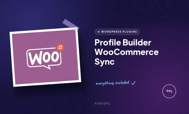 profile builder woocommerce sync