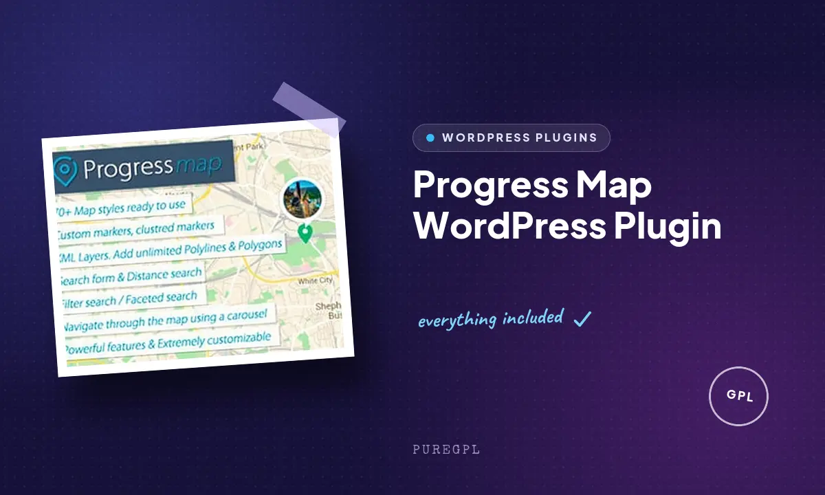 Codecanyon | Progress Map WordPress Plugin