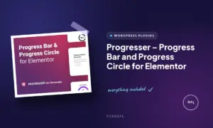 progresser progress bar and progress circle for elementor