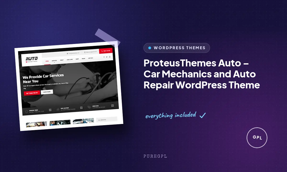 Auto – Car Mechanics and Auto Repair WordPress Theme
