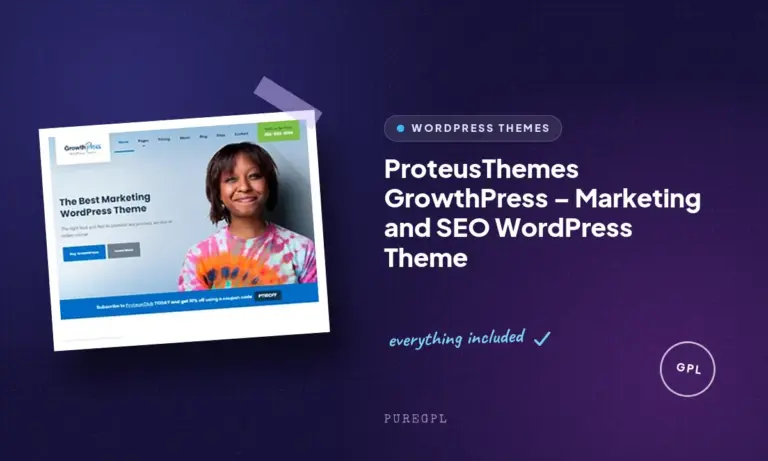 proteusthemes growthpress marketing and seo wordpress theme