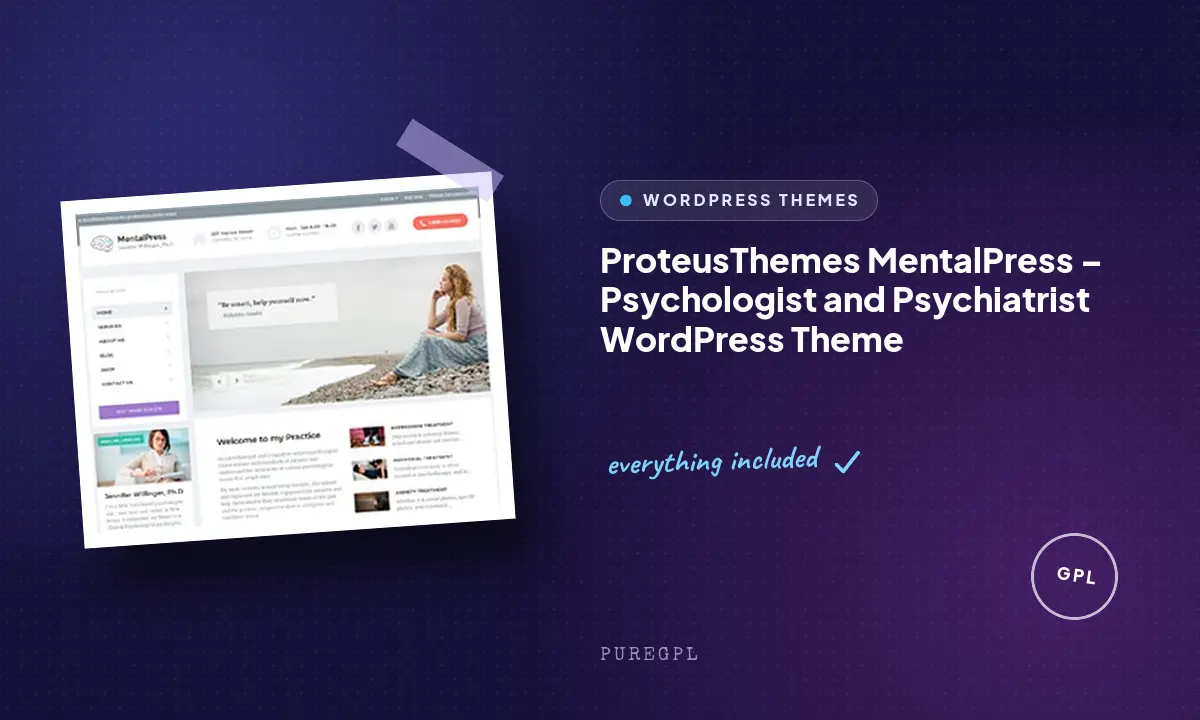 MentalPress – Psychologist and Psychiatrist WordPress Theme
