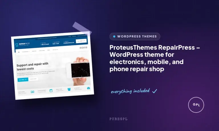 proteusthemes repairpress wordpress theme for electronics mobile and phone repair shop