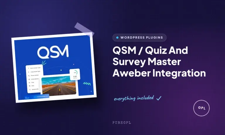 qsm quiz and survey master aweber integration