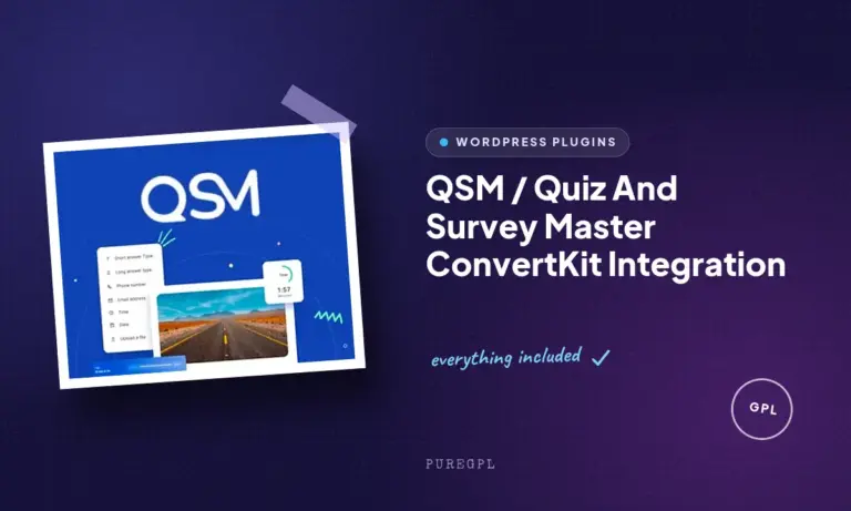 qsm quiz and survey master convertkit integration