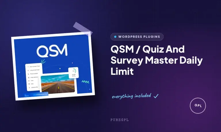 qsm quiz and survey master daily limit