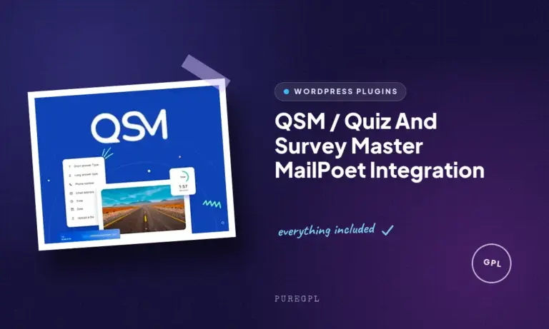 qsm quiz and survey master mailpoet integration