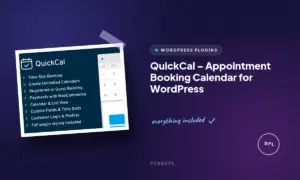 quickcal appointment booking calendar for wordpress