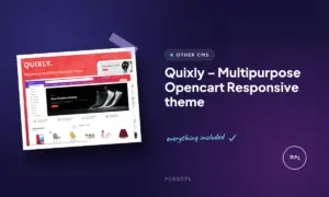quixly multipurpose opencart responsive theme