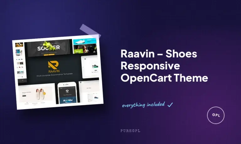 raavin shoes responsive opencart theme