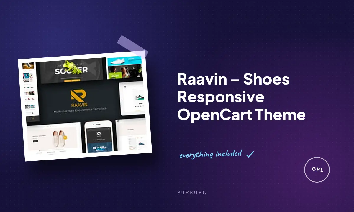 Raavin – Shoes Responsive OpenCart Theme