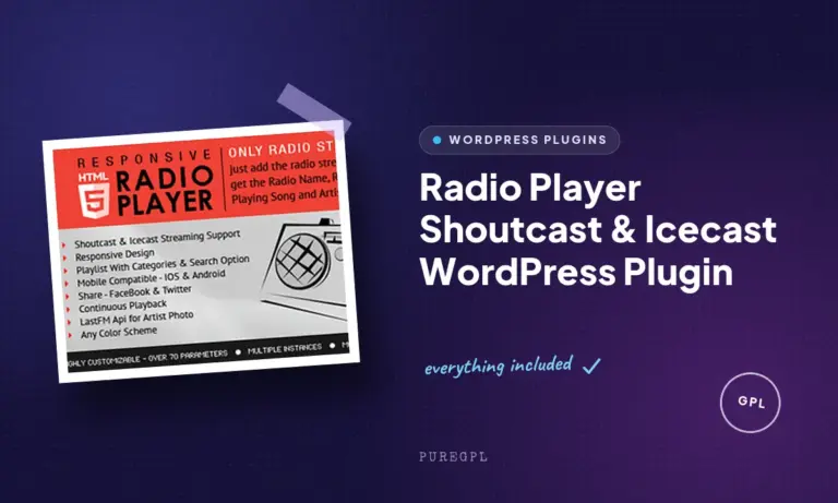 radio player shoutcast icecast wordpress plugin