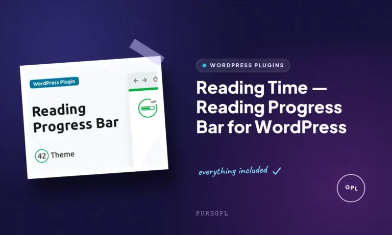 reading time reading progress bar for wordpress