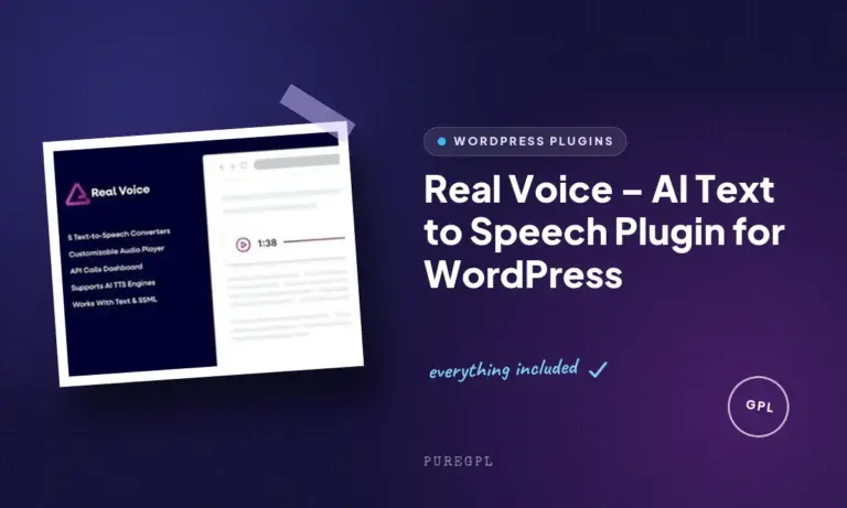 real voice ai text to speech plugin for wordpress