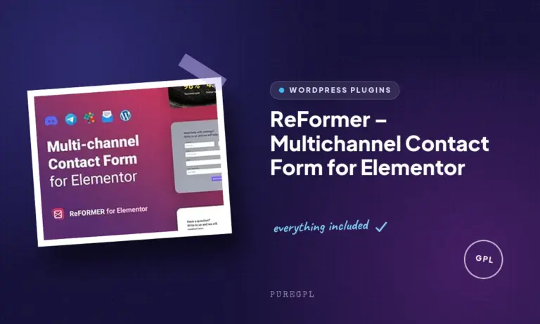reformer multichannel contact form for elementor