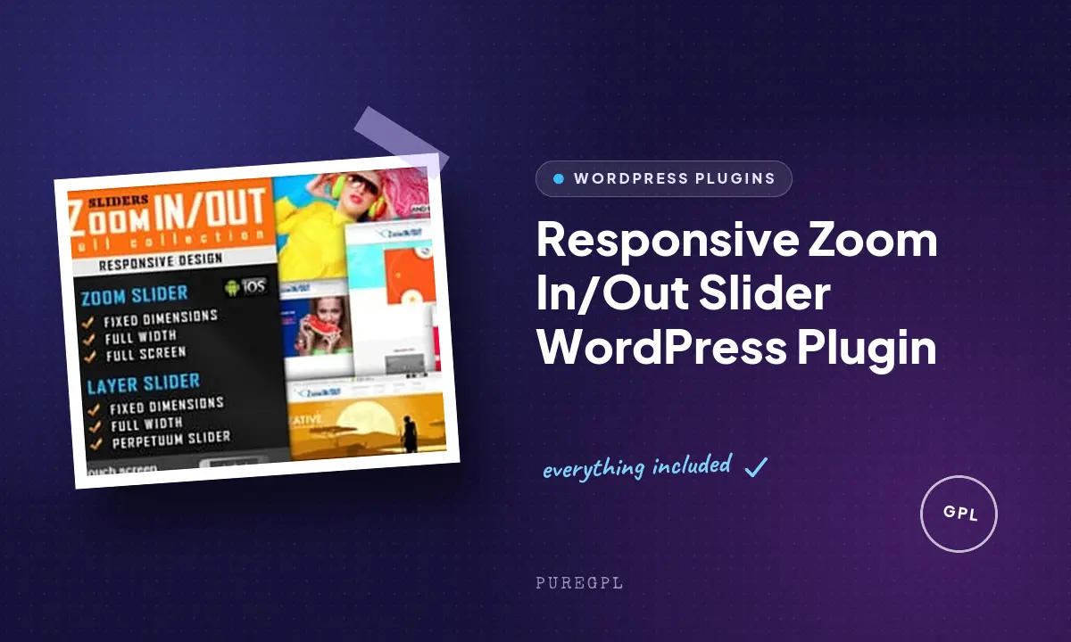 Responsive Zoom In/Out Slider WordPress Plugin