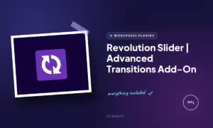 revolution slider advanced transitions add on