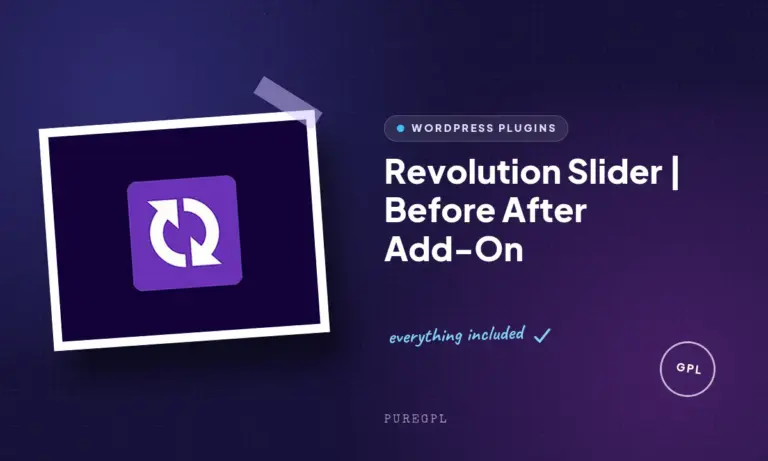 revolution slider before after add on