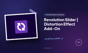 revolution slider distortion effect add on