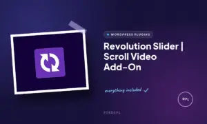 revolution slider scroll video add on