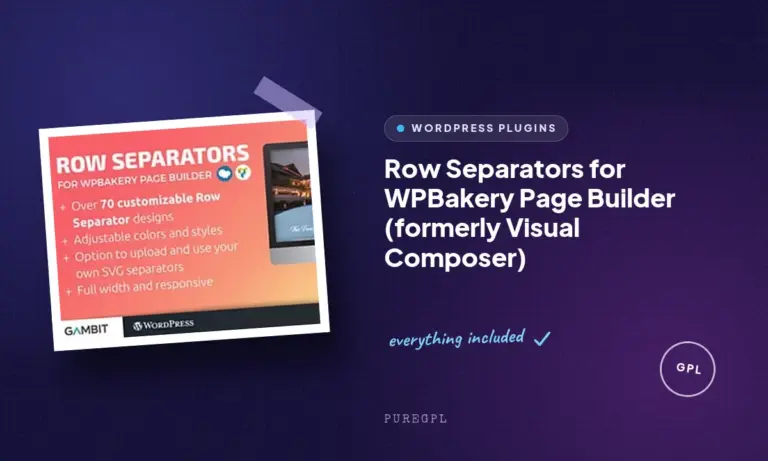 row separators for wpbakery page builder formerly visual composer