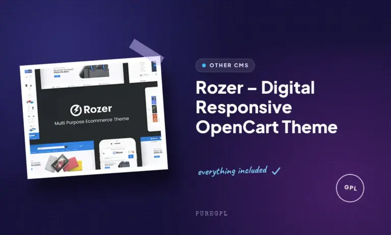 rozer digital responsive opencart theme