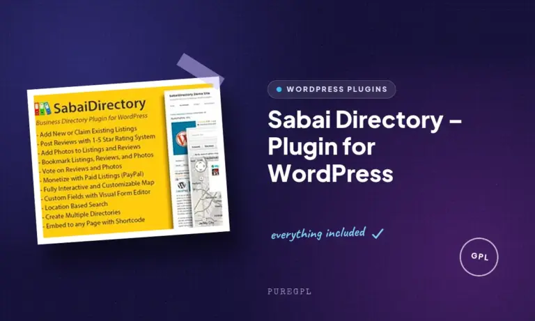 sabai directory plugin for wordpress