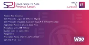 Sale Products Layout for Elementor WooCommerce Plugin