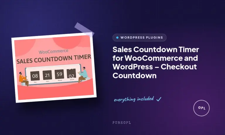 sales countdown timer for woocommerce and wordpress checkout countdown