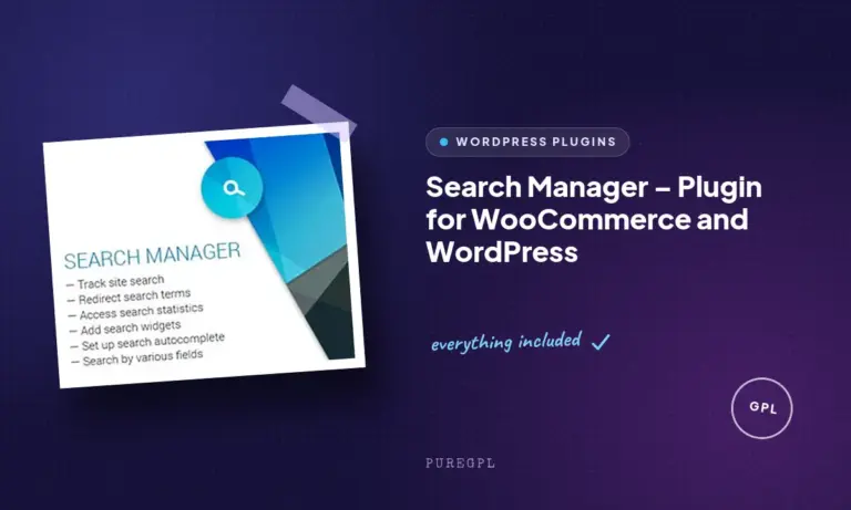 search manager plugin for woocommerce and wordpress