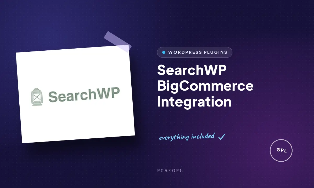 SearchWP BigCommerce Integration