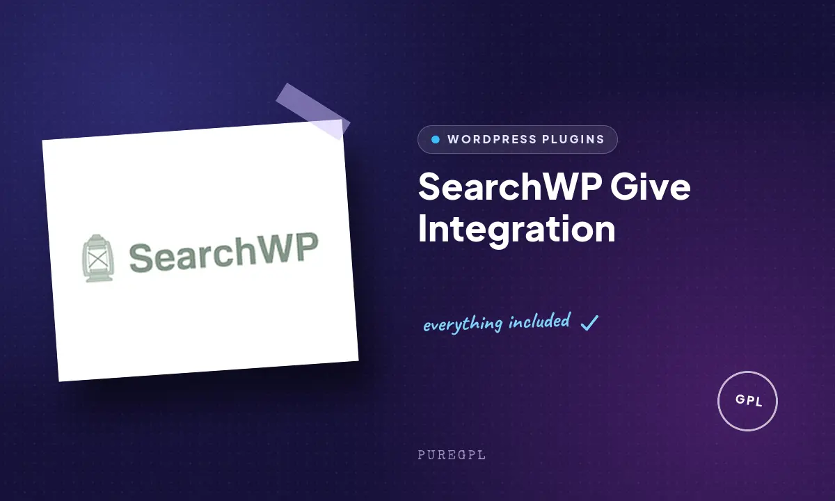 SearchWP Give Integration