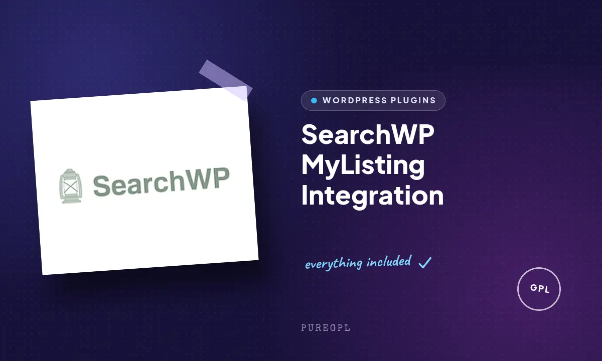 Searchwp | MyListing Integration
