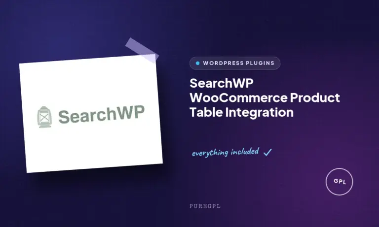 searchwp woocommerce product table integration