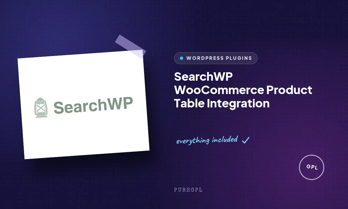 WooCommerce Product Table Integration