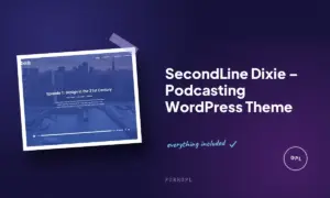 secondline dixie podcasting wordpress theme