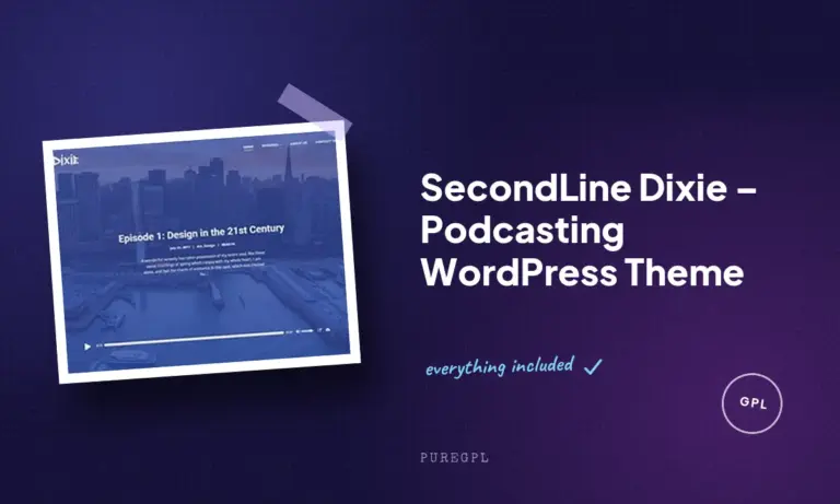 secondline dixie podcasting wordpress theme