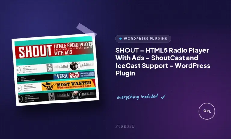 shout html5 radio player with ads shoutcast and icecast support wordpress plugin