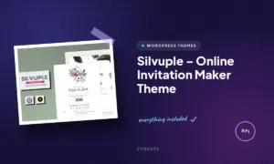 silvuple online invitation maker theme