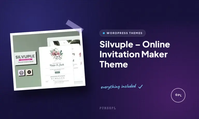 silvuple online invitation maker theme
